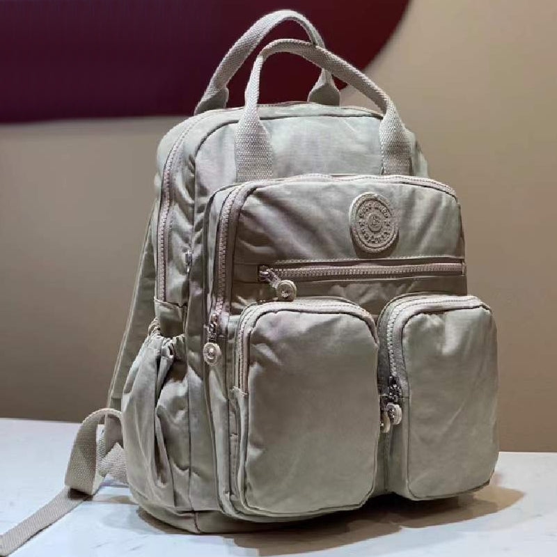 Wasserdichter Damen Rucksack Leicht Nylon Schwarz - BerlinGlamour