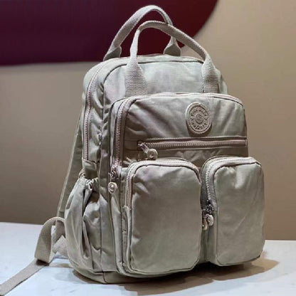 Wasserdichter Damen Rucksack Leicht Nylon Schwarz - BerlinGlamour