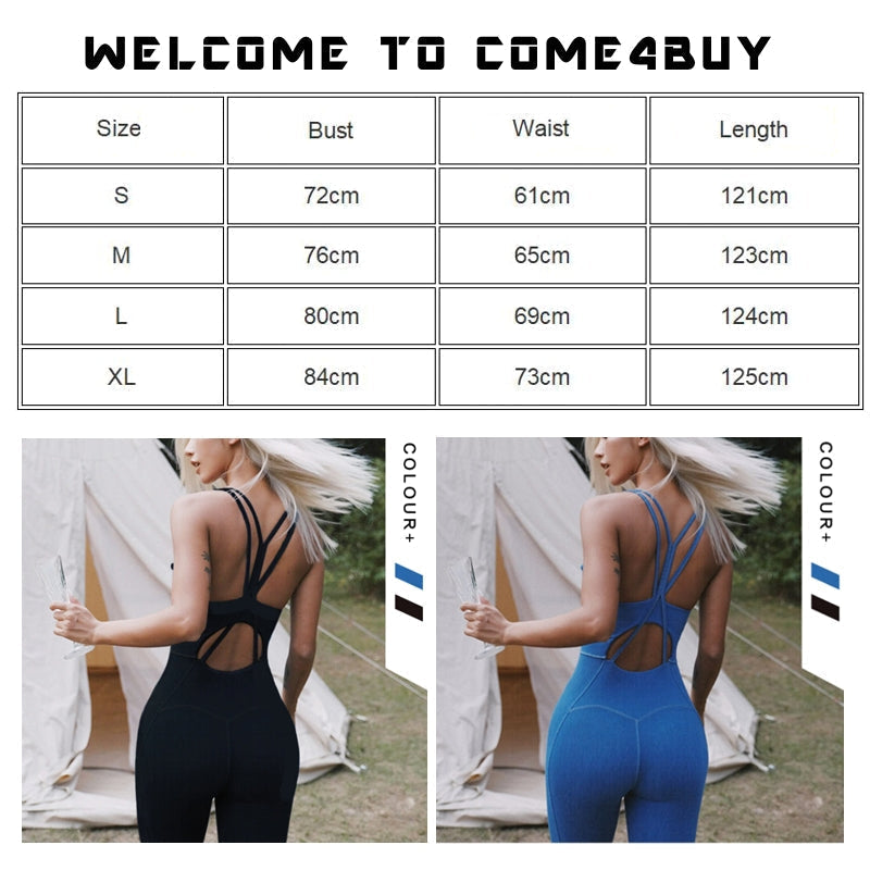Yoga Bodysuit Sportlich Fitness Einteiler Trainingbekleidung Damen