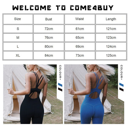 Yoga Bodysuit Sportlich Fitness Einteiler Trainingbekleidung Damen