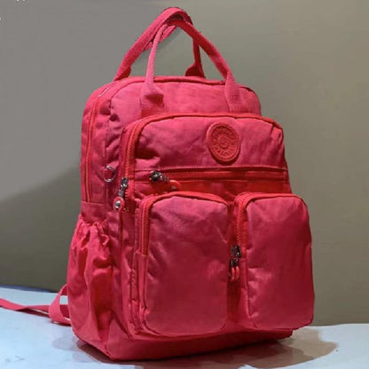 Wasserdichter Damen Rucksack Leicht Nylon Schwarz