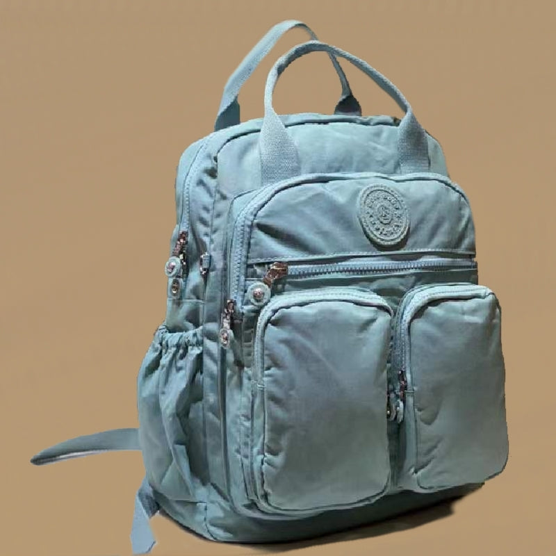 Wasserdichter Damen Rucksack Leicht Nylon Schwarz