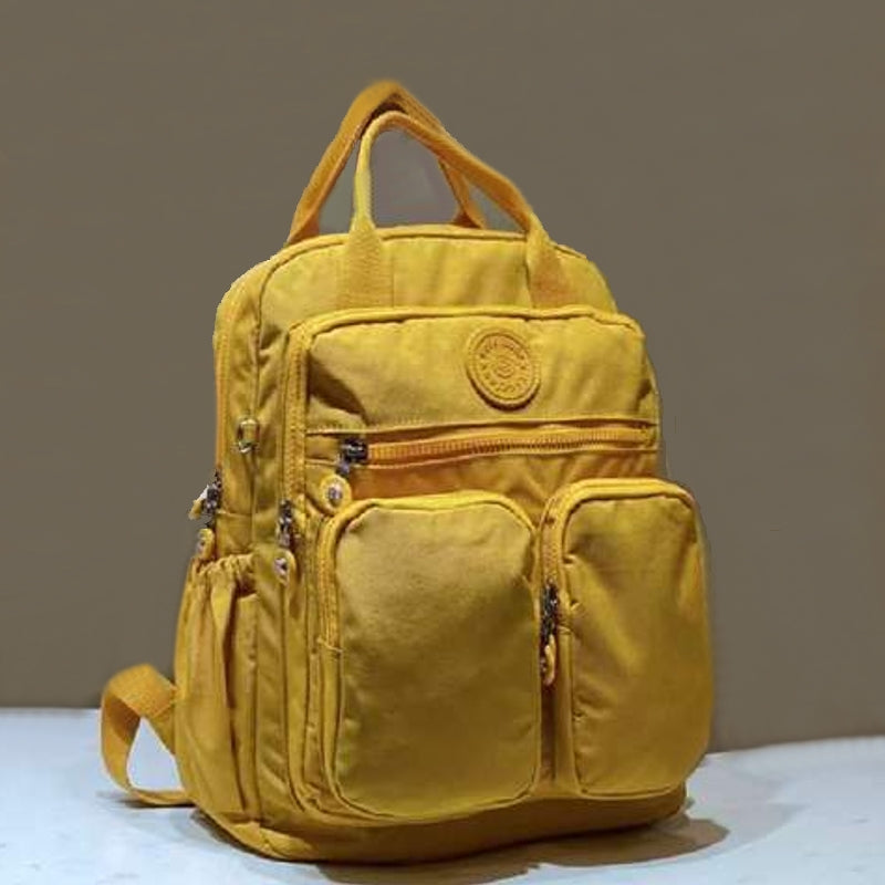Wasserdichter Damen Rucksack Leicht Nylon Schwarz