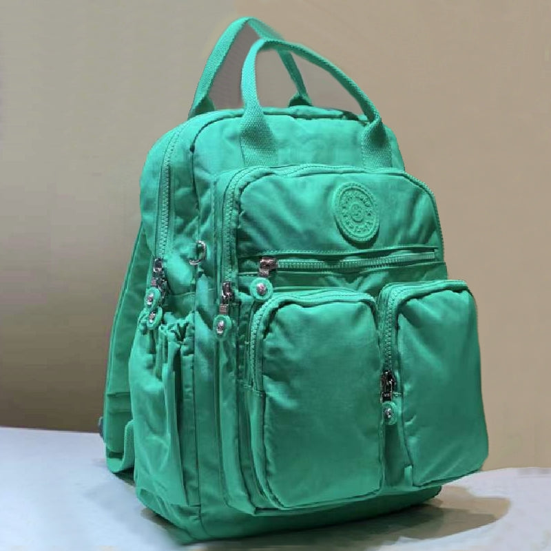 Wasserdichter Damen Rucksack Leicht Nylon Schwarz