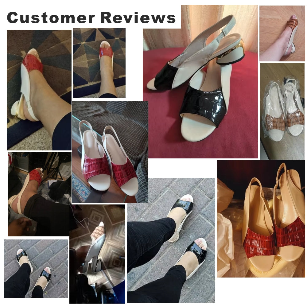 Damen Sandalen Mittelhohe Schuhe Mode - BerlinGlamour