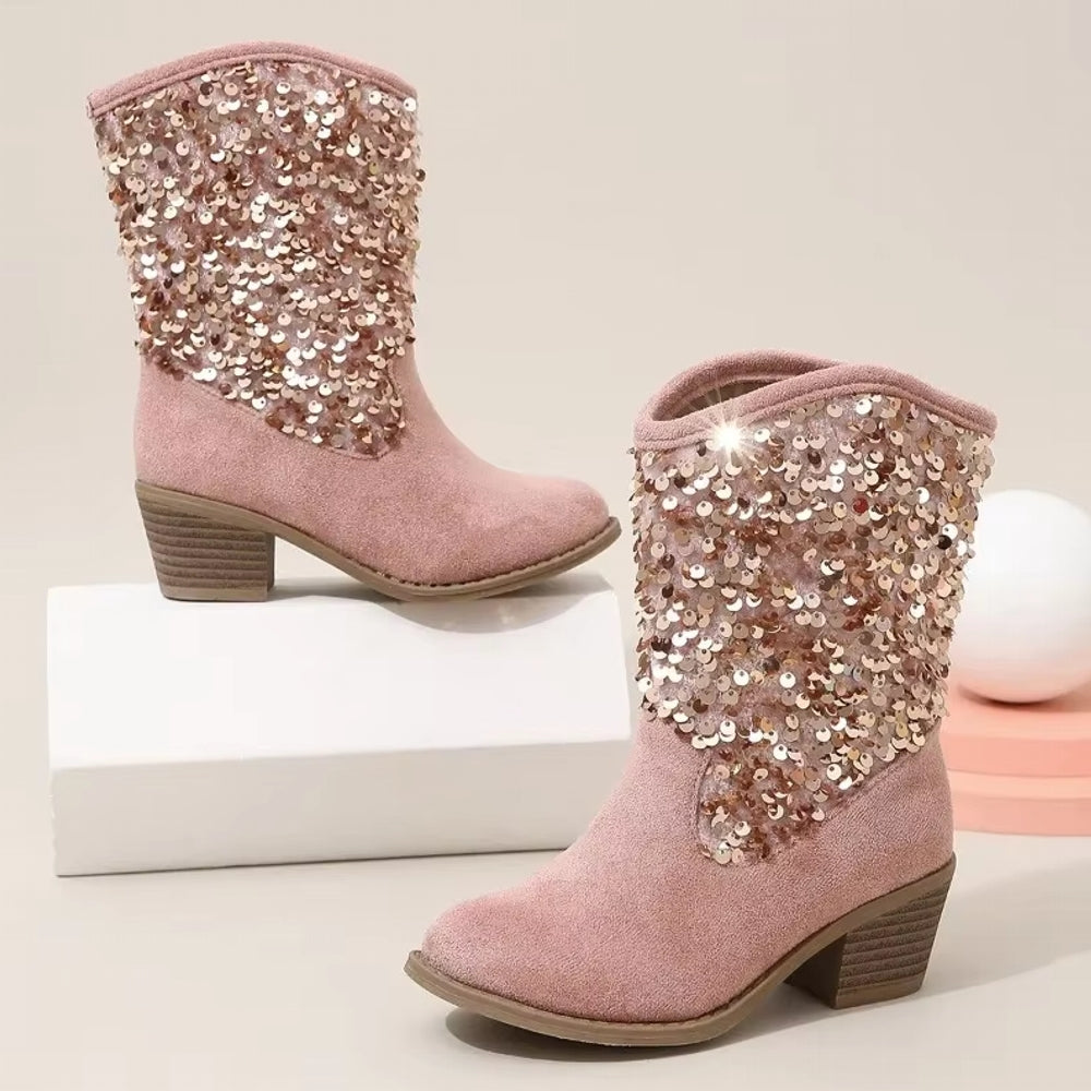 Kinder Chelsea Schuhe Glitzer Schuhe Mit Absatz