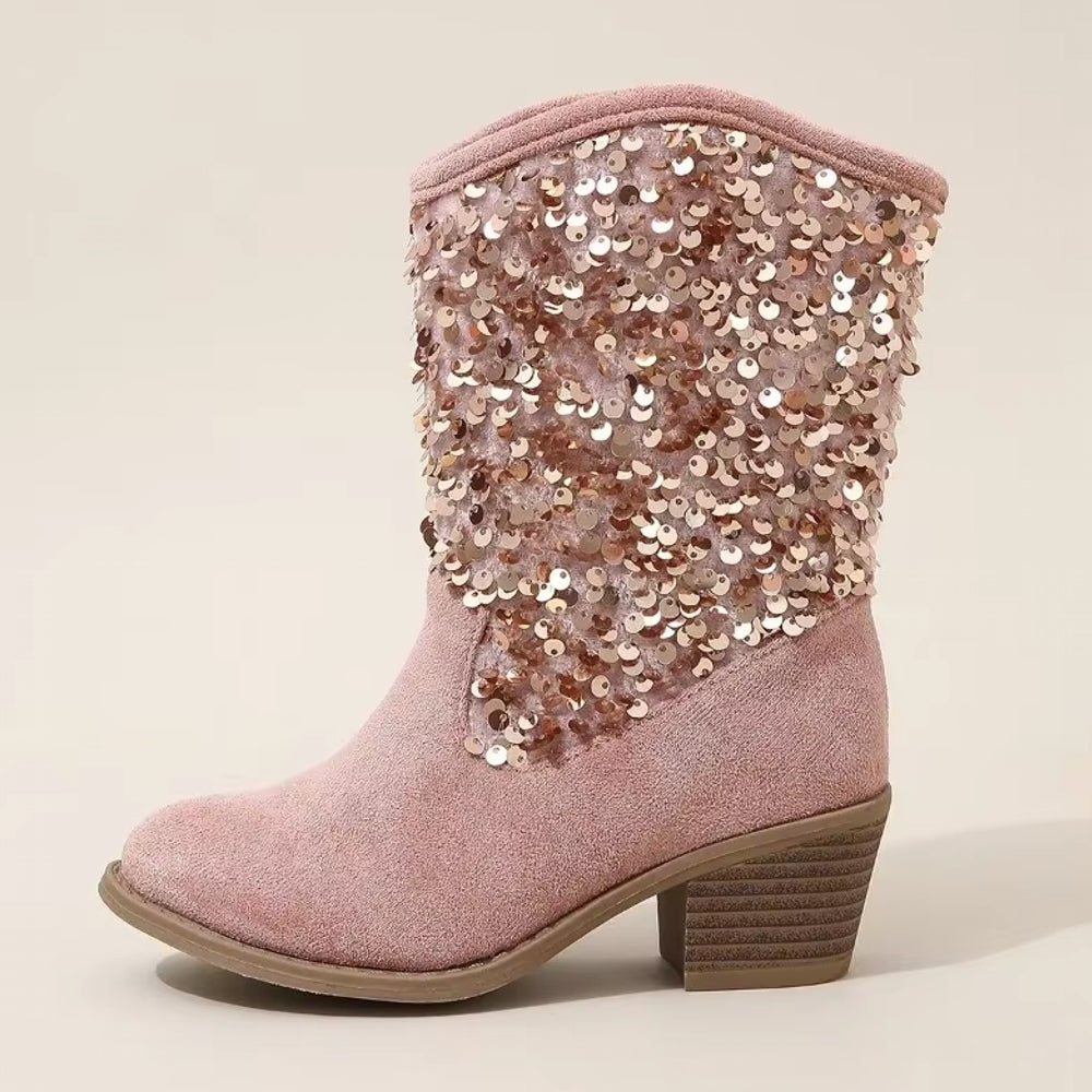 Kinder Chelsea Schuhe Glitzer Schuhe Mit Absatz