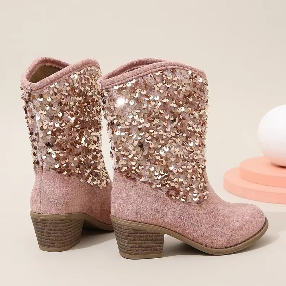Kinder Chelsea Schuhe Glitzer Schuhe Mit Absatz