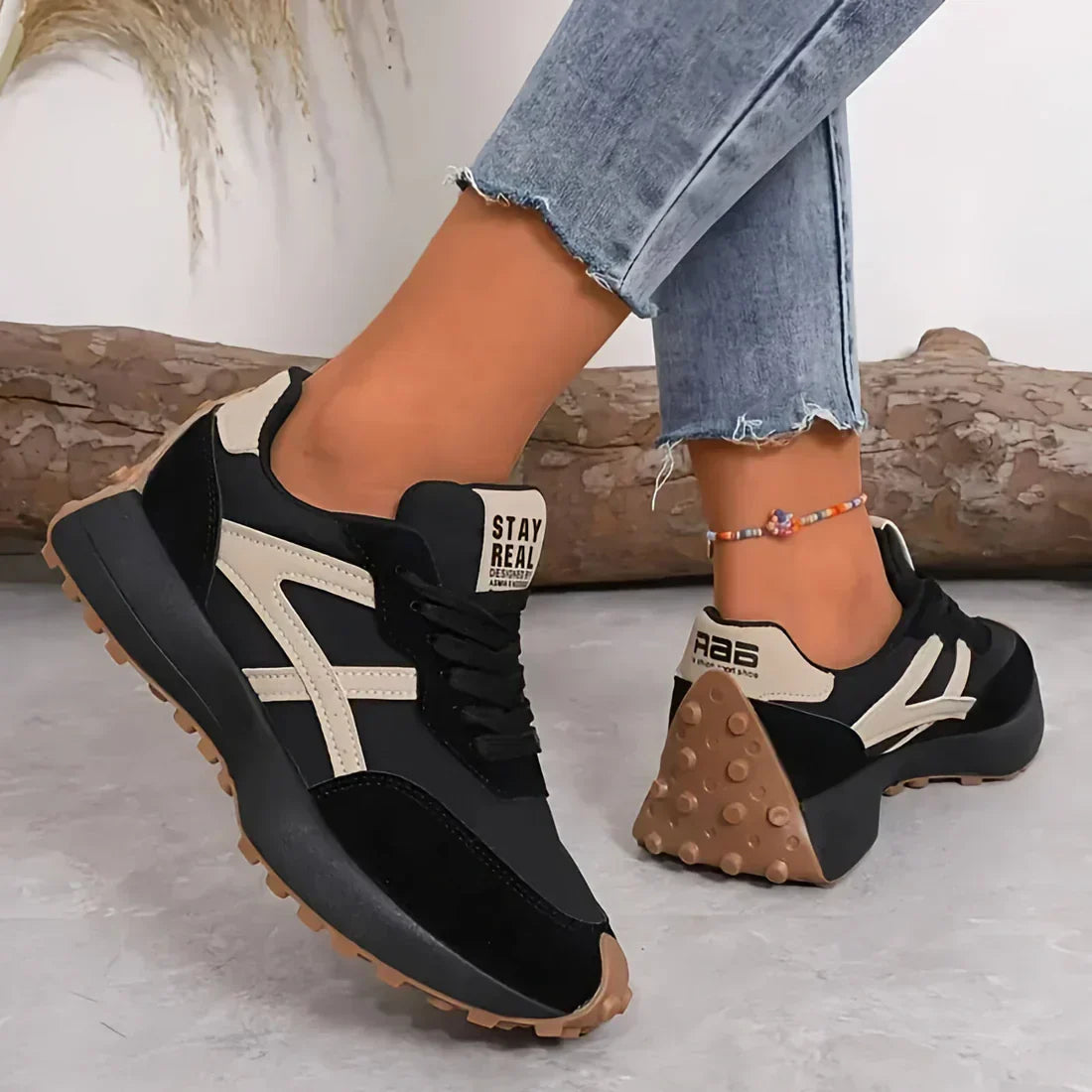 Damen Sneaker Chunky Stil Heidi Mode - BerlinGlamour