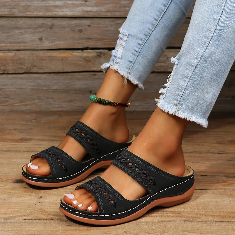 Damen Sandalen Sommer Schuhe Elegant