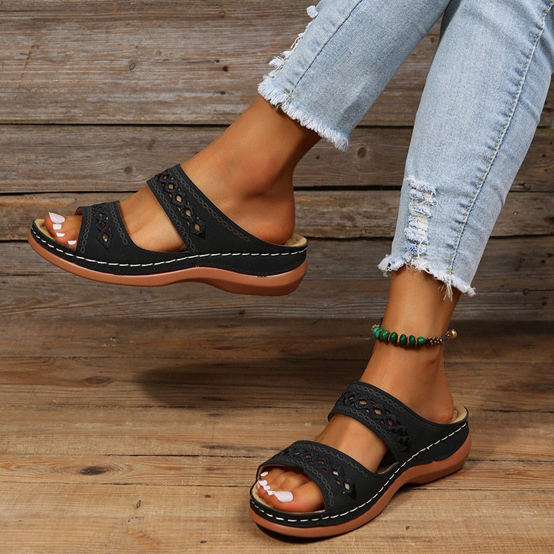 Damen Sandalen Sommer Schuhe Elegant
