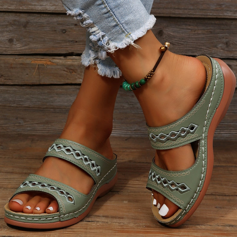 Damen Sandalen Sommer Schuhe Elegant