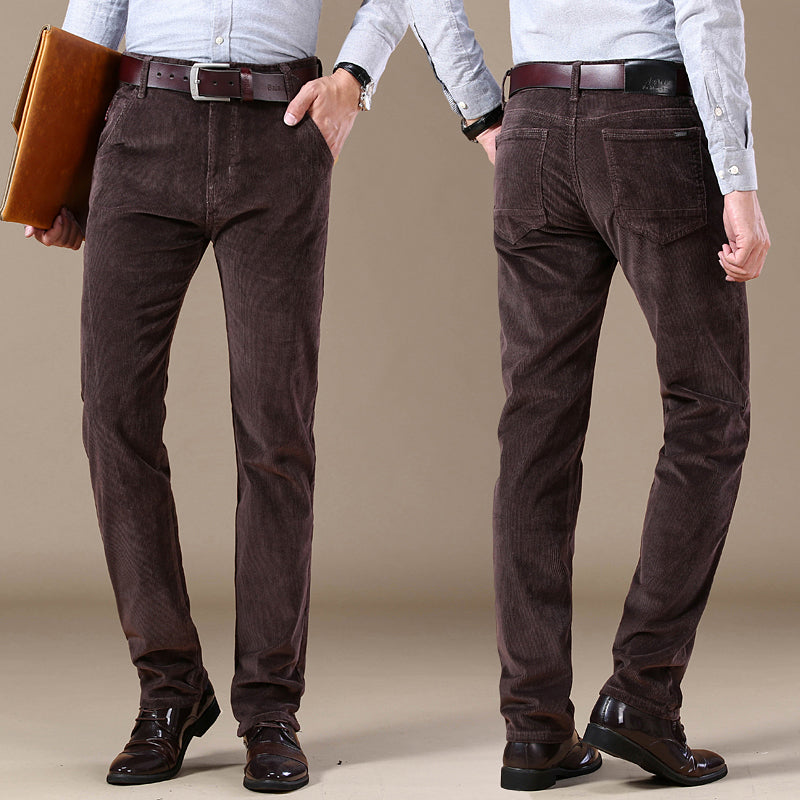 Herren Stretchhose Cord Modern Bequem - BerlinGlamour