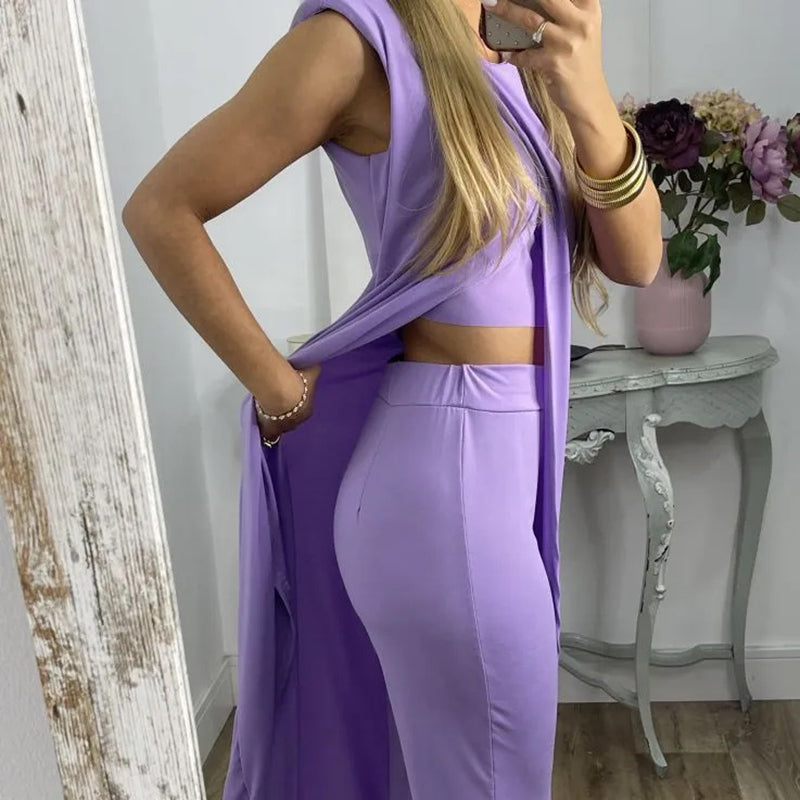 Elegantes Frauen-Zwei-Teil-Set Geschäftlich Chic