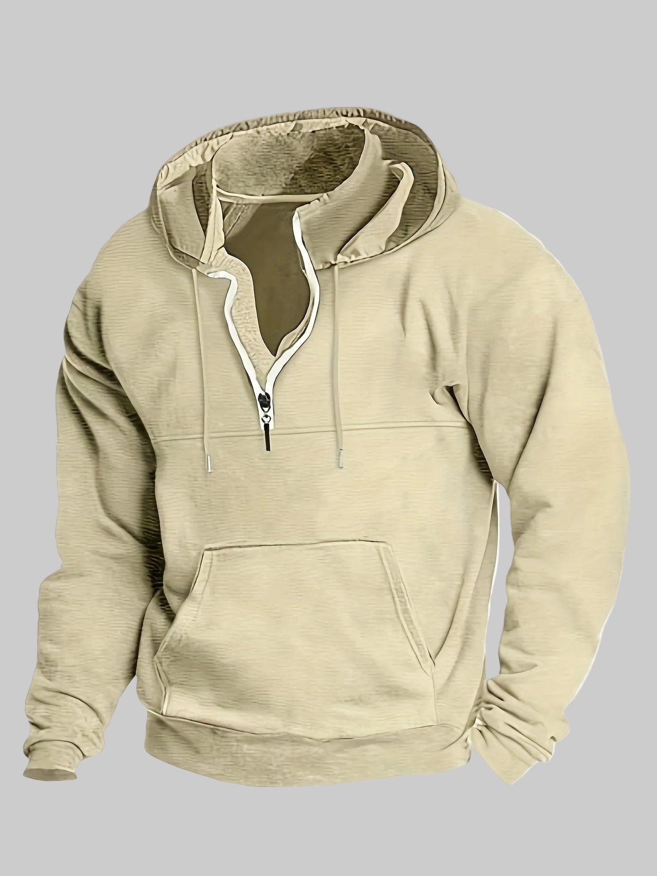 Männer Hoodie Halbzip Modern Cooler Style