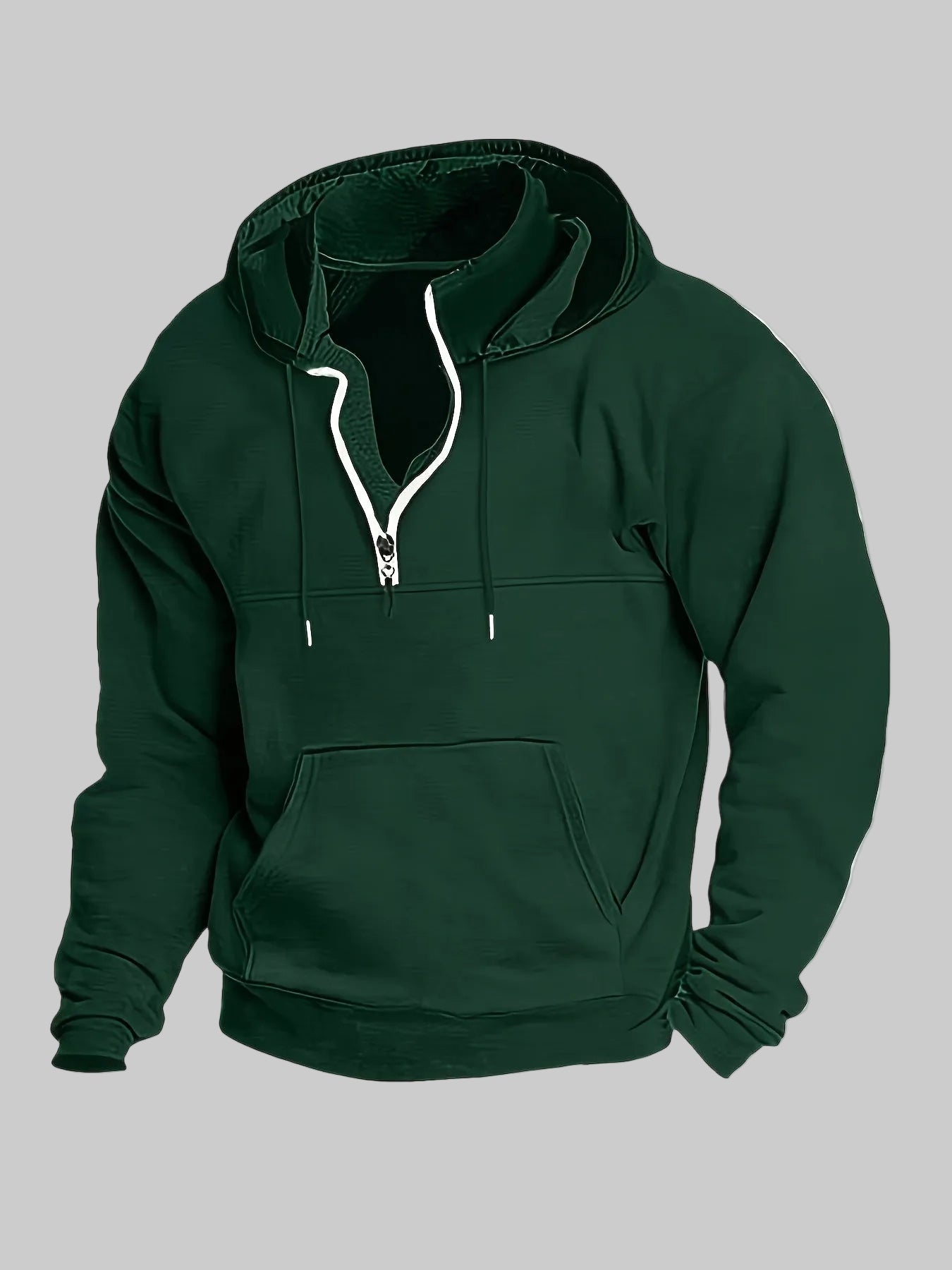 Männer Hoodie Halbzip Modern Cooler Style