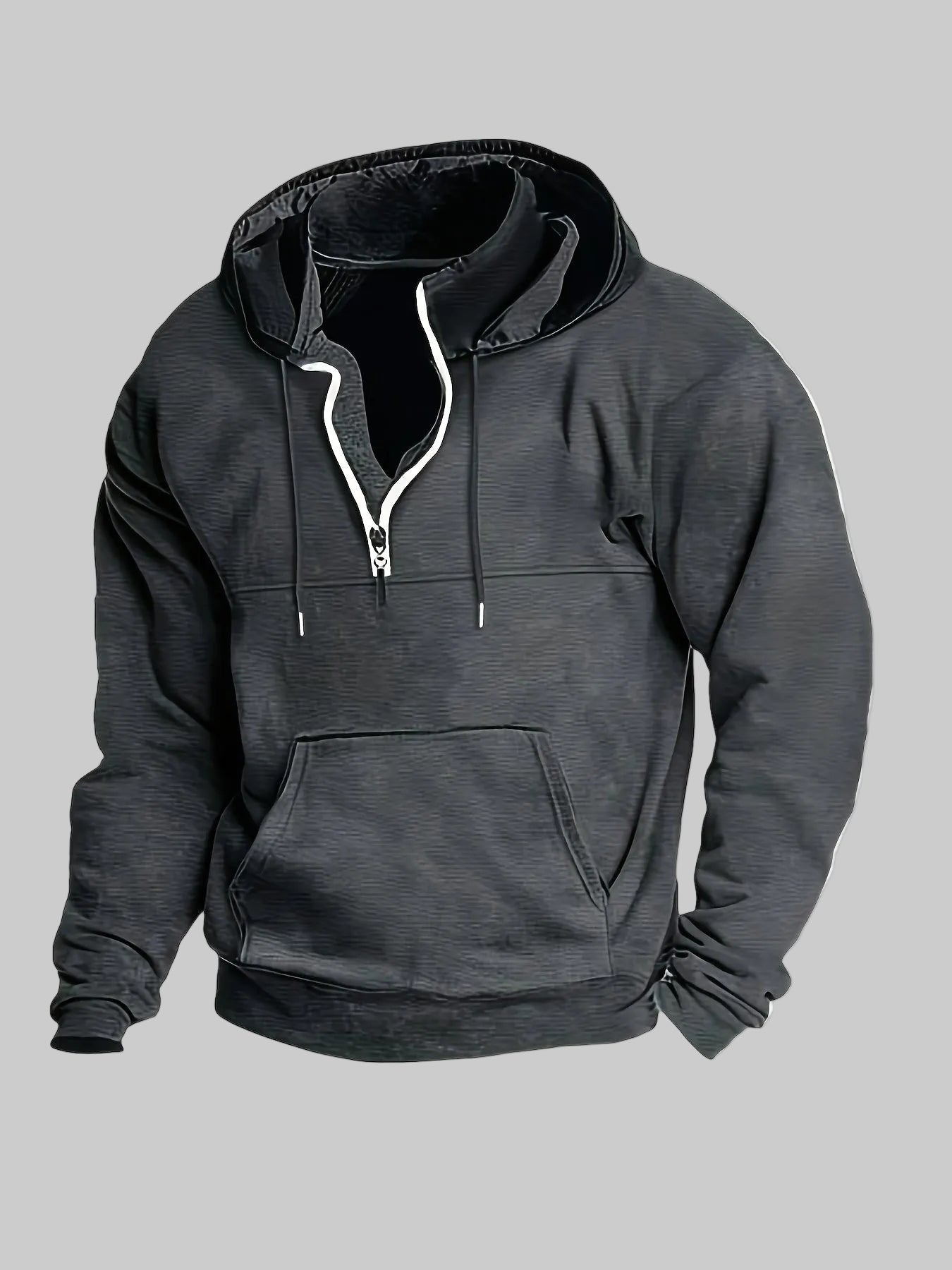 Männer Hoodie Halbzip Modern Cooler Style