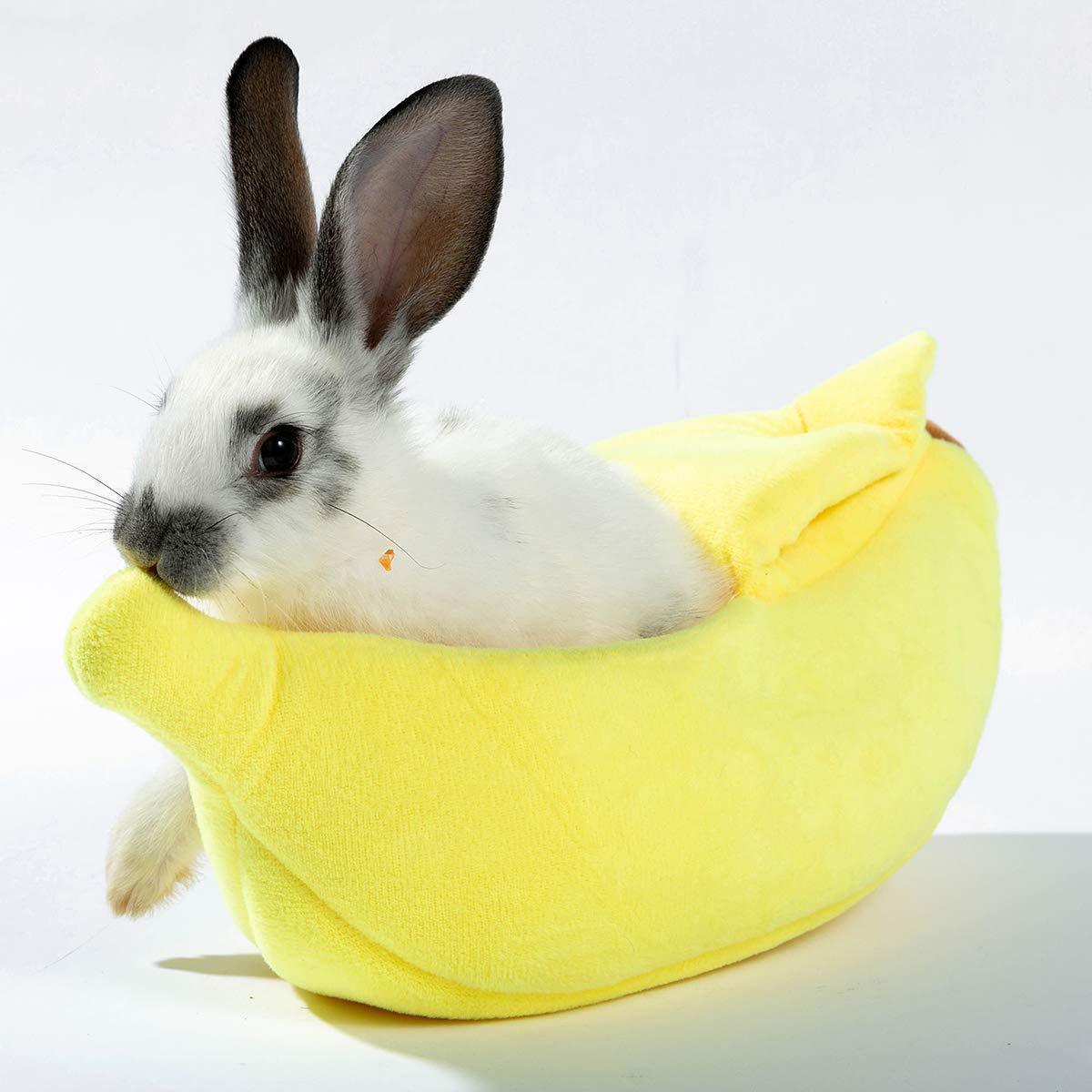 Hundebett Bananen Muster Weich & Plüschig