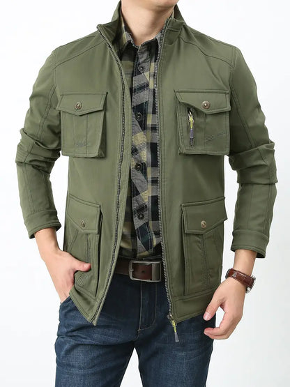 Herren Outdoor Jacke Wetterfest Robust Nylon
