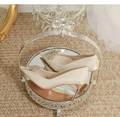 Hochzeitschuhe Stiletto Strass Schuhe Braut