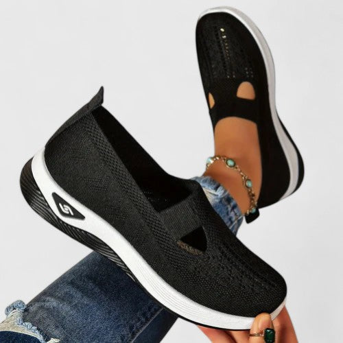 Damen Sneaker Atmungsaktiv Mesh Laufschuhe Bequem