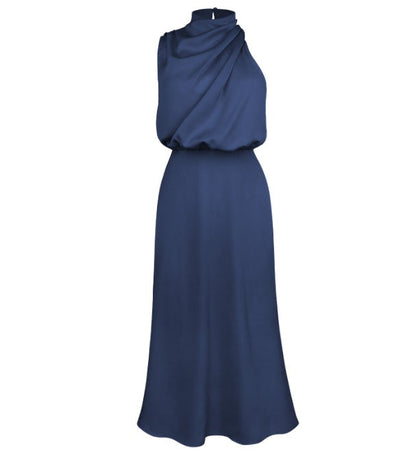 Elegantes Damenkleid Leichter Stoff Sommerkleid Modern