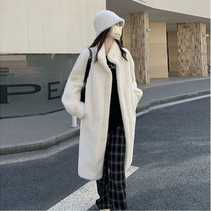 Kunstfelljacke Damen Glamour Winter