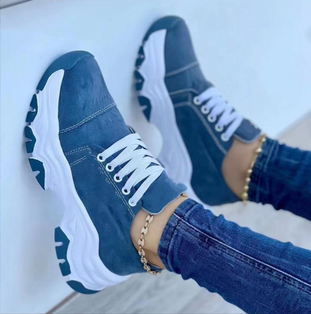 Komfortable Orthopädische Sneaker Damen Mikrofaser