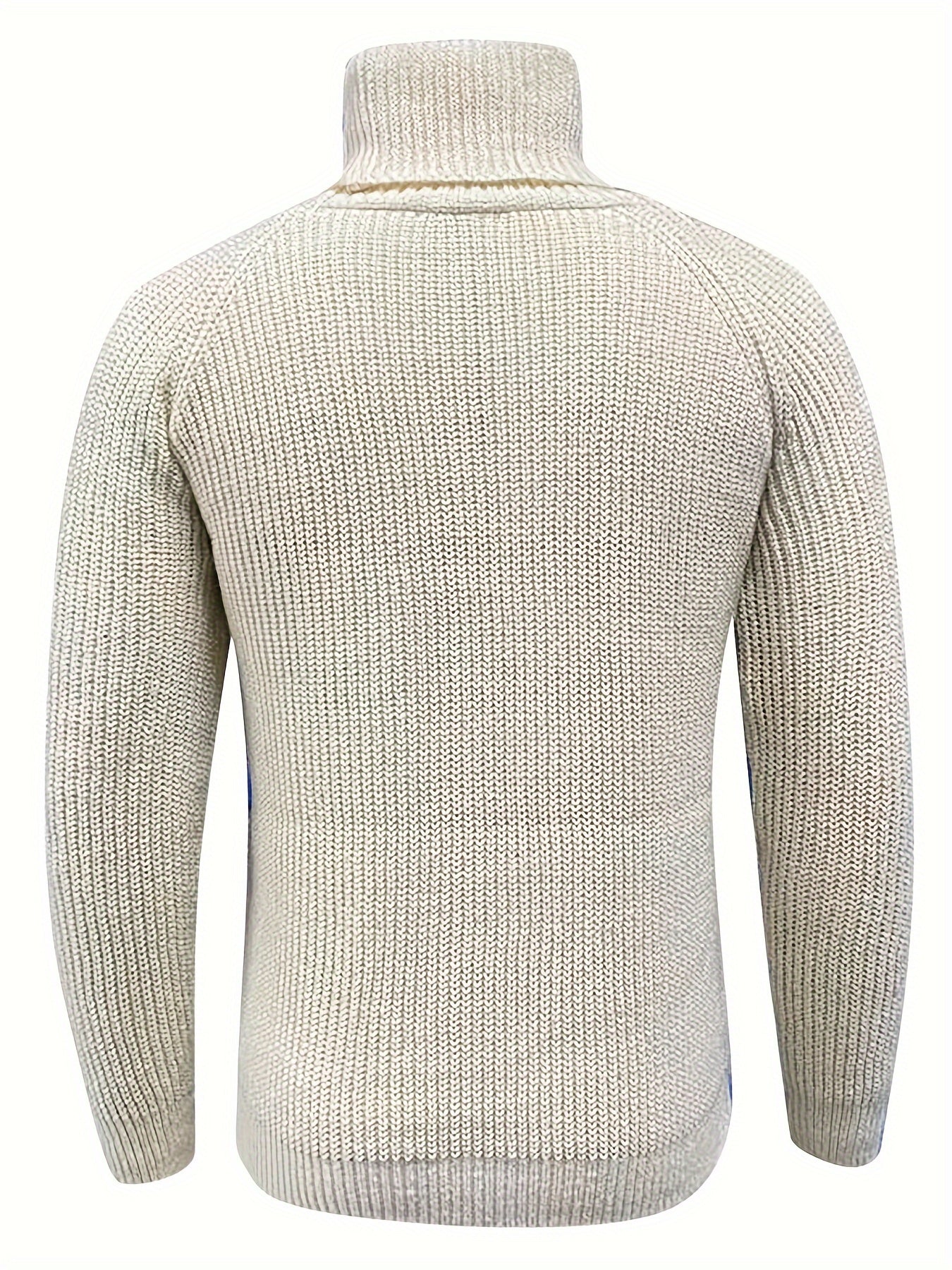 Herren Strickpullover Warm Rollkragen Winter
