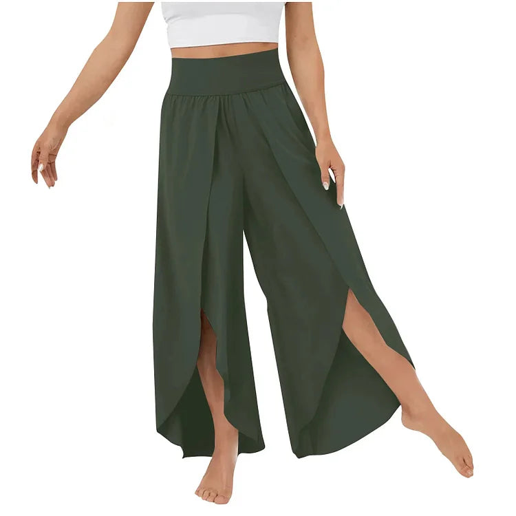 Yogahose Weite Bein Elastisch Damen