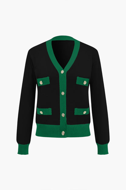 Strick-Set Damen Cardigan und Hose Lang