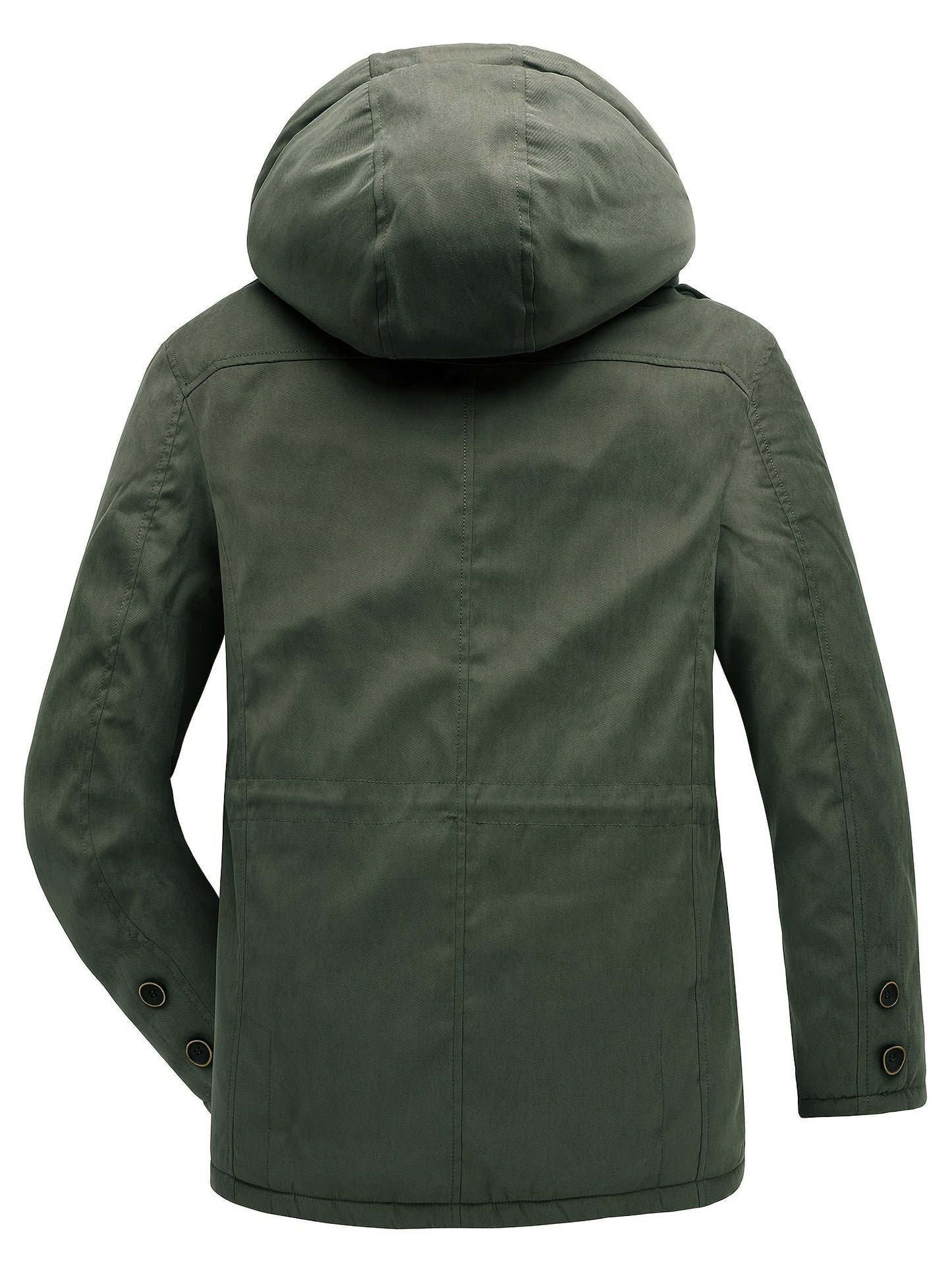 Herren Winterjacke Warm Kapuze Freizeitjacke