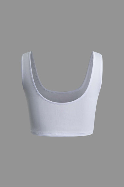 Stilvolles Zweiteiler Set Crop Top Maxirock Damen