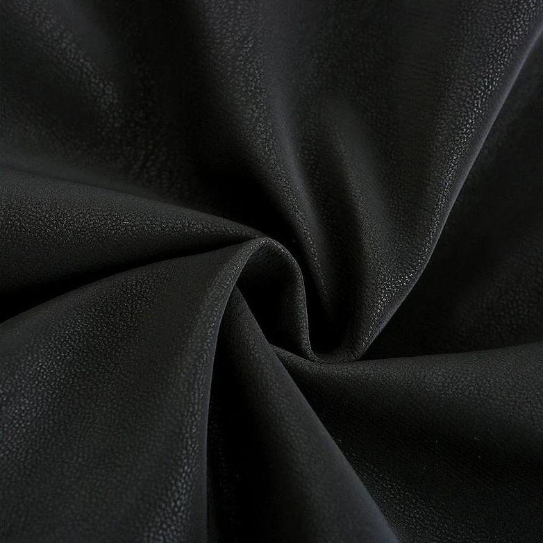 Lederjacke Männer Lässig Bikerjacke Schwarz