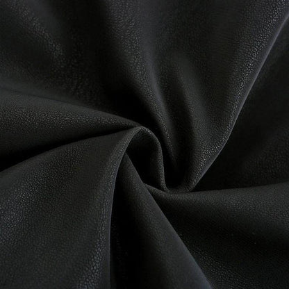 Lederjacke Männer Lässig Bikerjacke Schwarz