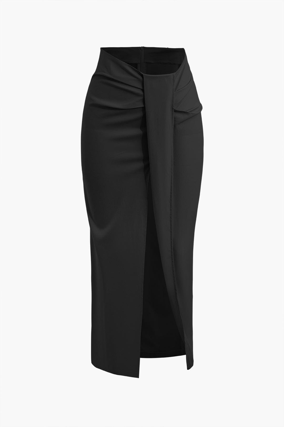Fridoline | Damen Midirock Elegant Wickelrock Hochgeschlitzt