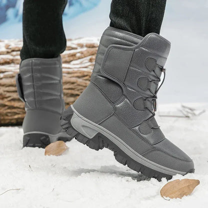 Wasserdichte Schneestiefel Warm Plüsch Winterstiefel Frauen - BerlinGlamour