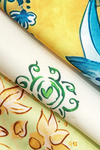 Elegantes Zweiteiler-Set mit Print-Design Frau