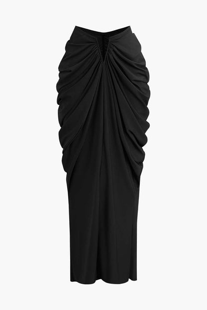 Elegantes Off-Shoulder-Set mit Drapierung Damen