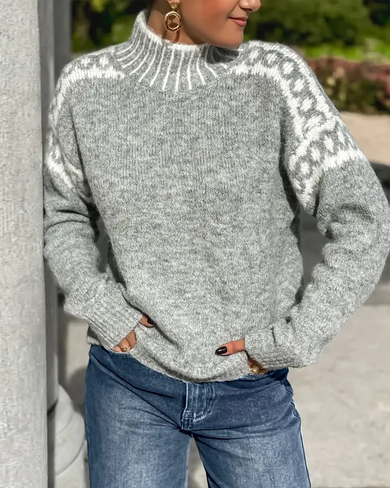 Damen Pullover Warm Winterlich Kaschmir - BerlinGlamour