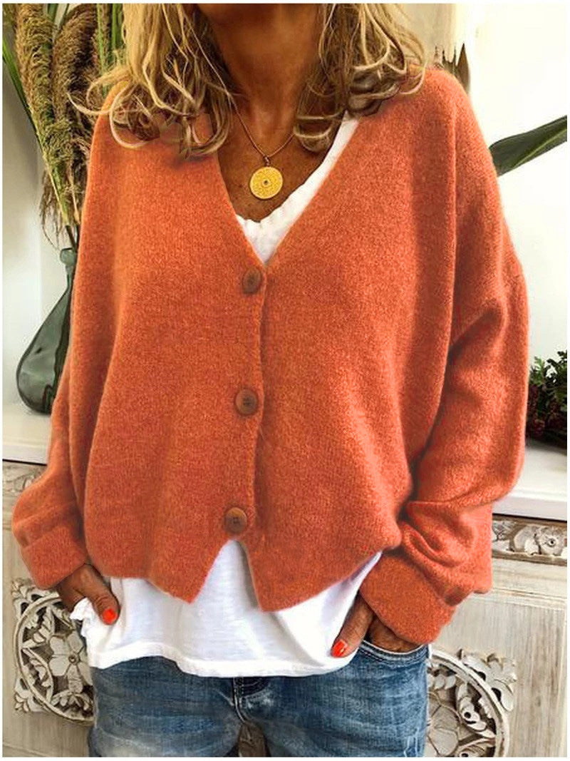 Chic Damen Strickjacke Langärmlig Modern - BerlinGlamour
