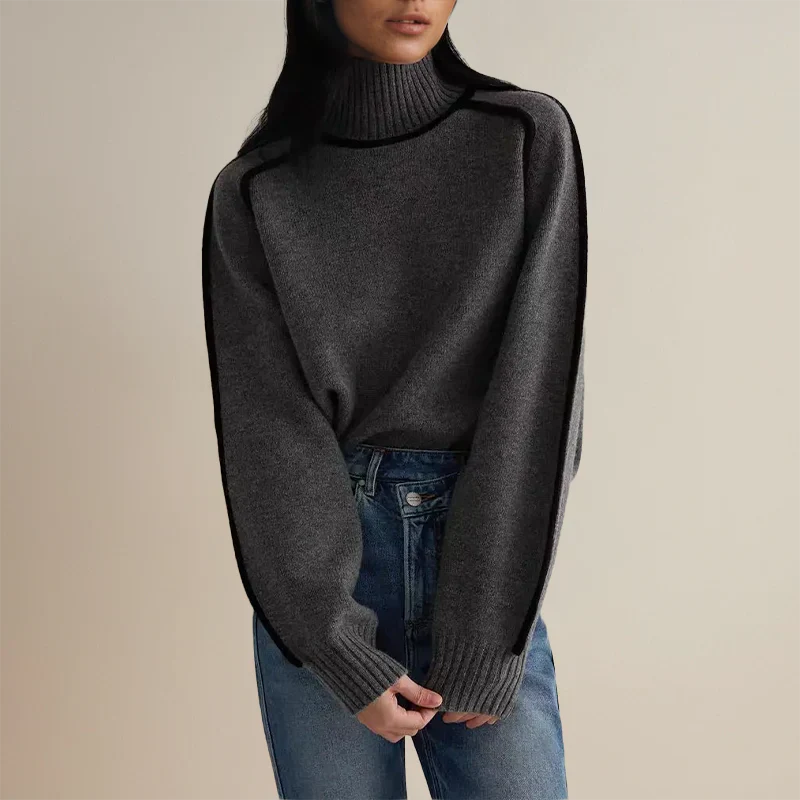 Herren Pullover Übergroß Gemütlich Herbstlich