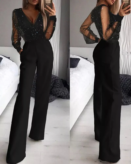 Eleganter Damen Jumpsuit Abendkleid Festlich - BerlinGlamour