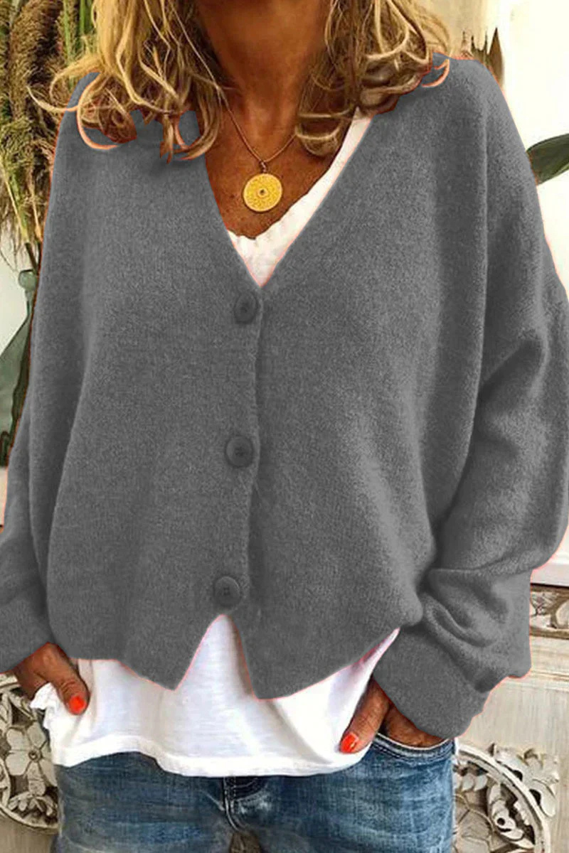 Kurze Damen Strickjacke Rot Elegante