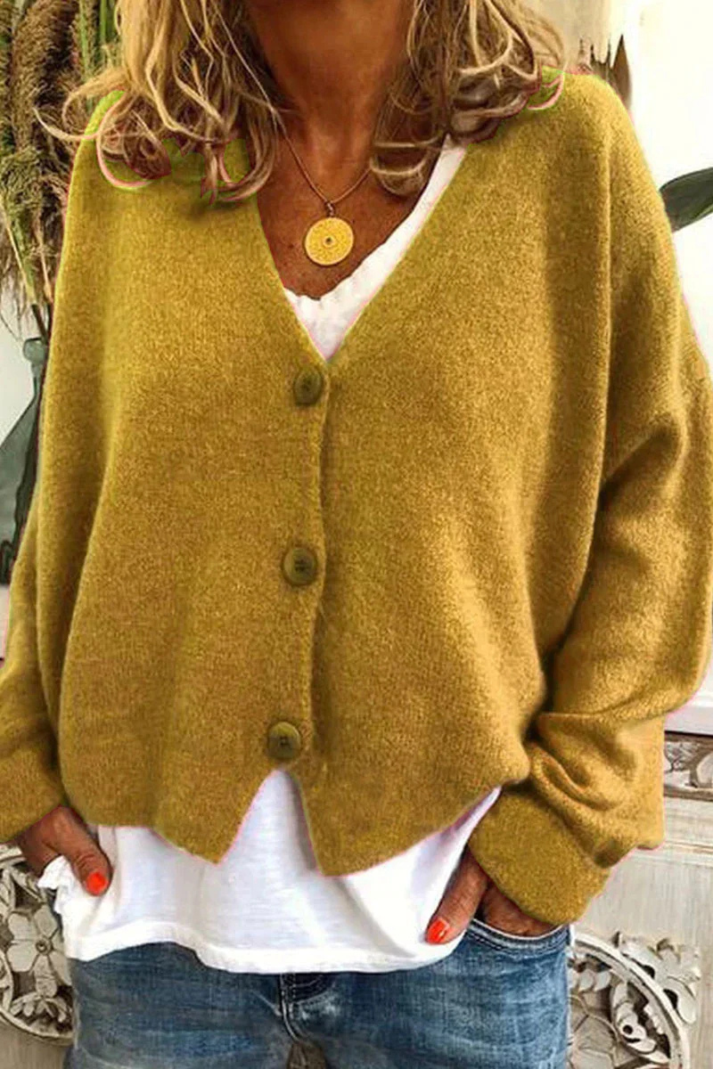 Kurze Damen Strickjacke Rot Elegante