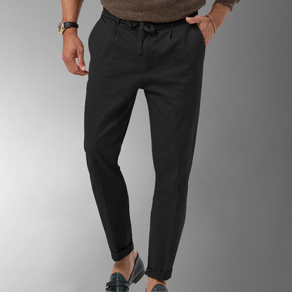 Herren Cordhose Slim Fit mit Kordelzug
