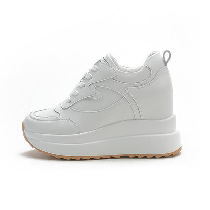 Damen Turnschuhe Plateau Sneaker Frauen Mode