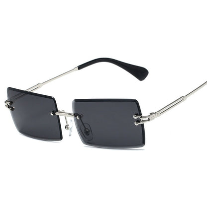 Modische Retro Sonnenbrille Rechteckig Damen - BerlinGlamour
