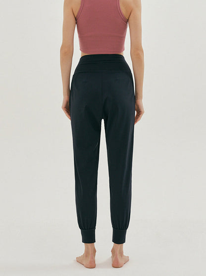 Bequeme Damen Jogger Pants Hochtaillig Sportlich