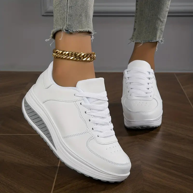 Damen Sneaker Orthopädisch Bequem mit Luftpolster